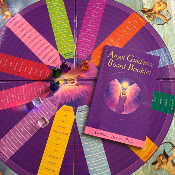 Complete Angel Guidance Board by Doreen Virtue with book and pieces - Picture 2 of 3